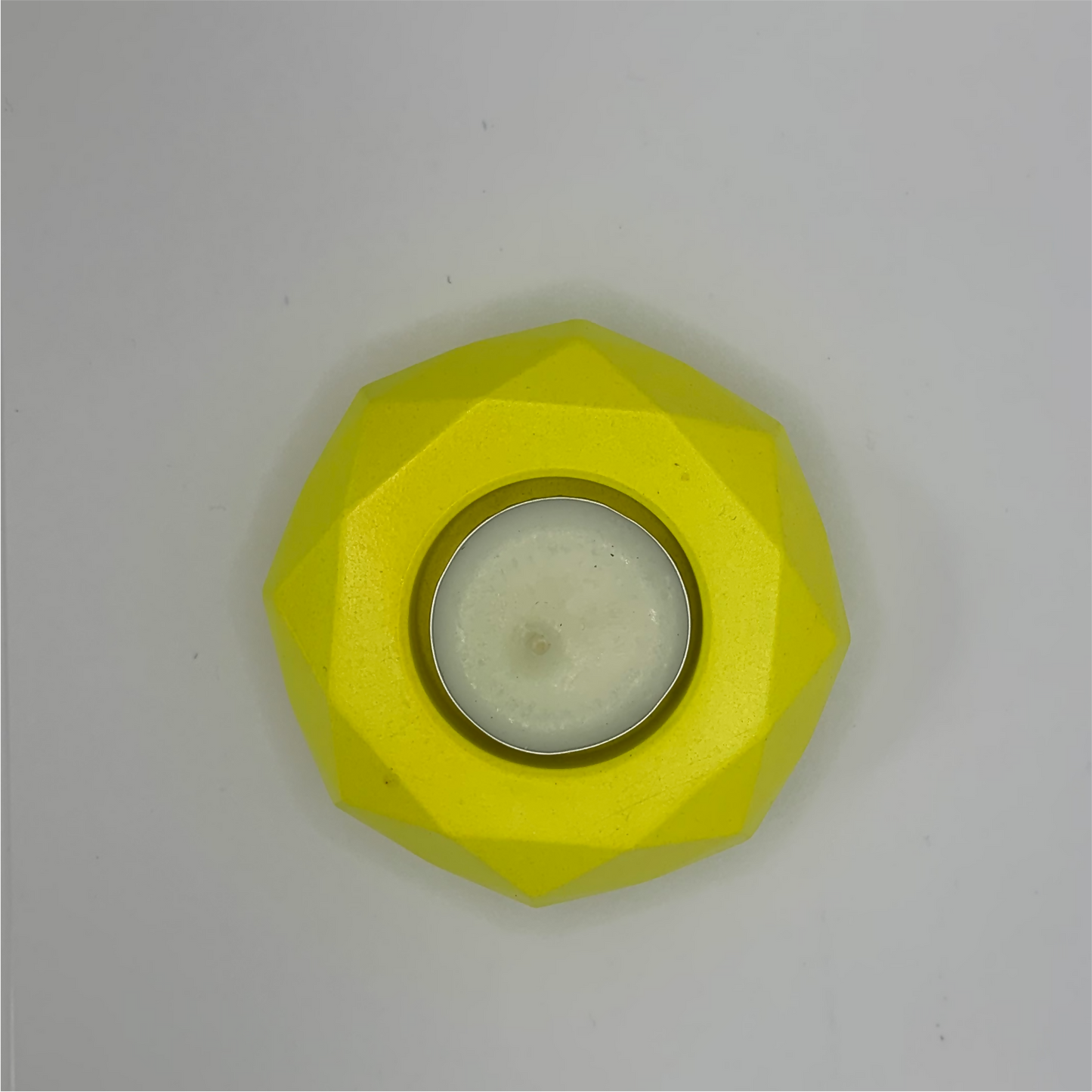 Diamond Diya yellow tealight candle Elegant Home Decor Handmade