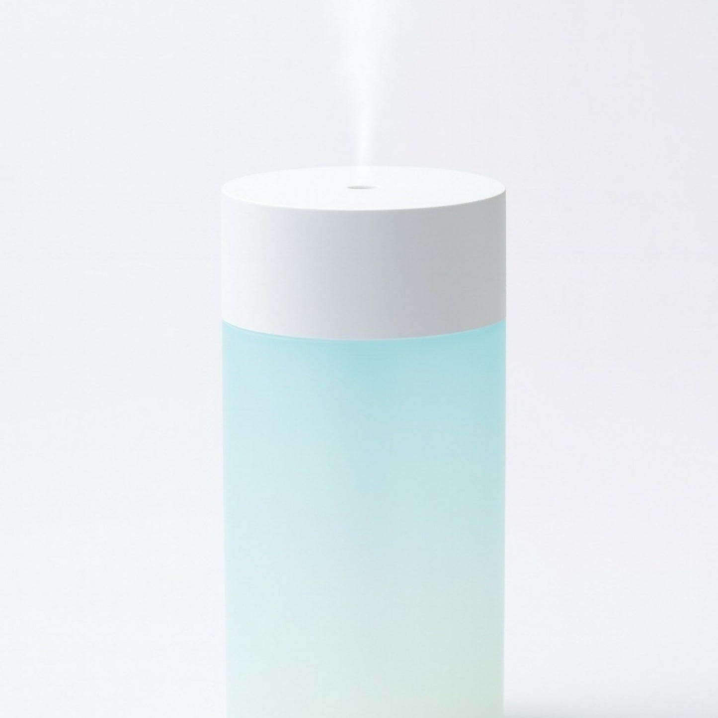 Portable Mini USB Humidifier for Bedroom, Office & Car | Silent Cool Mist Ultrasonic Humidifier with Auto Shut-Off | Compact White Top Cylinder Design, Easy to Use and Travel-Friendly