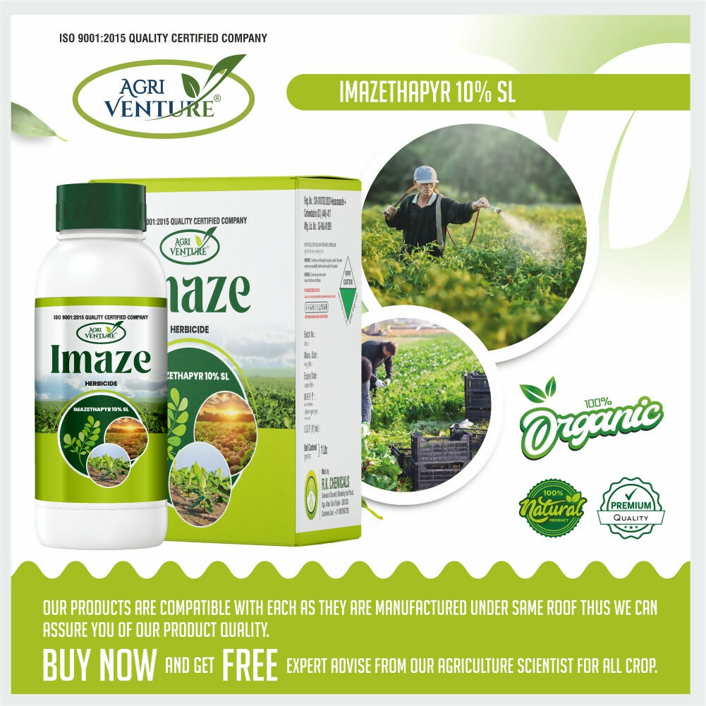 AgriVenture IMAZE ( Imazethapyr 10% SL ) (1000Ml)