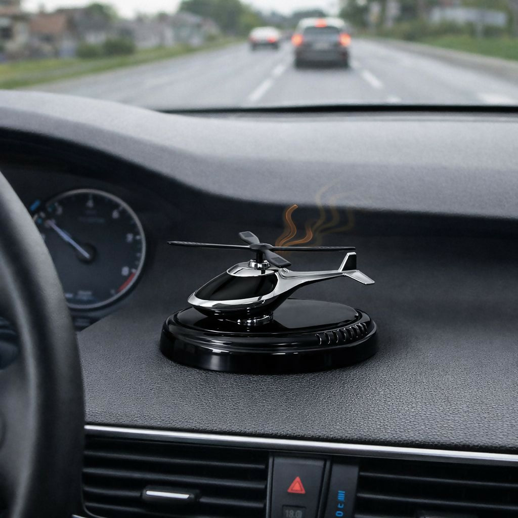 Helicopter Car Dashboard Fragrance Diffuser with Rotating Propeller Design (ANY COLOR)