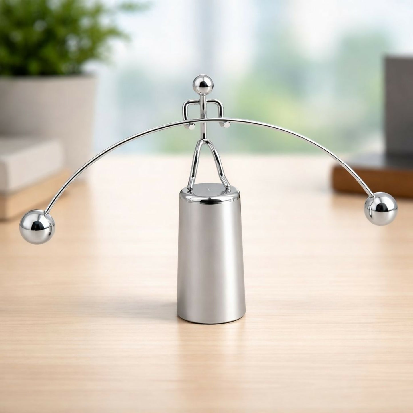 Balancing Desk Toy Metal Stress Relief Balance Sculpture for Home & Office
