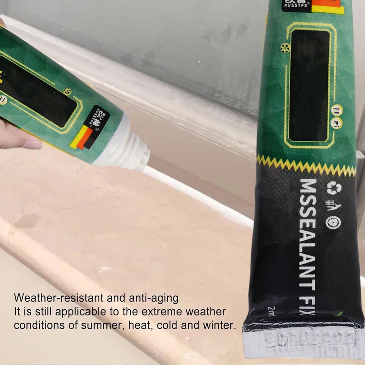 Multi-Purpose Instant Sealant Repair Adhesive Tube Pack of 4 (12 ML Each)