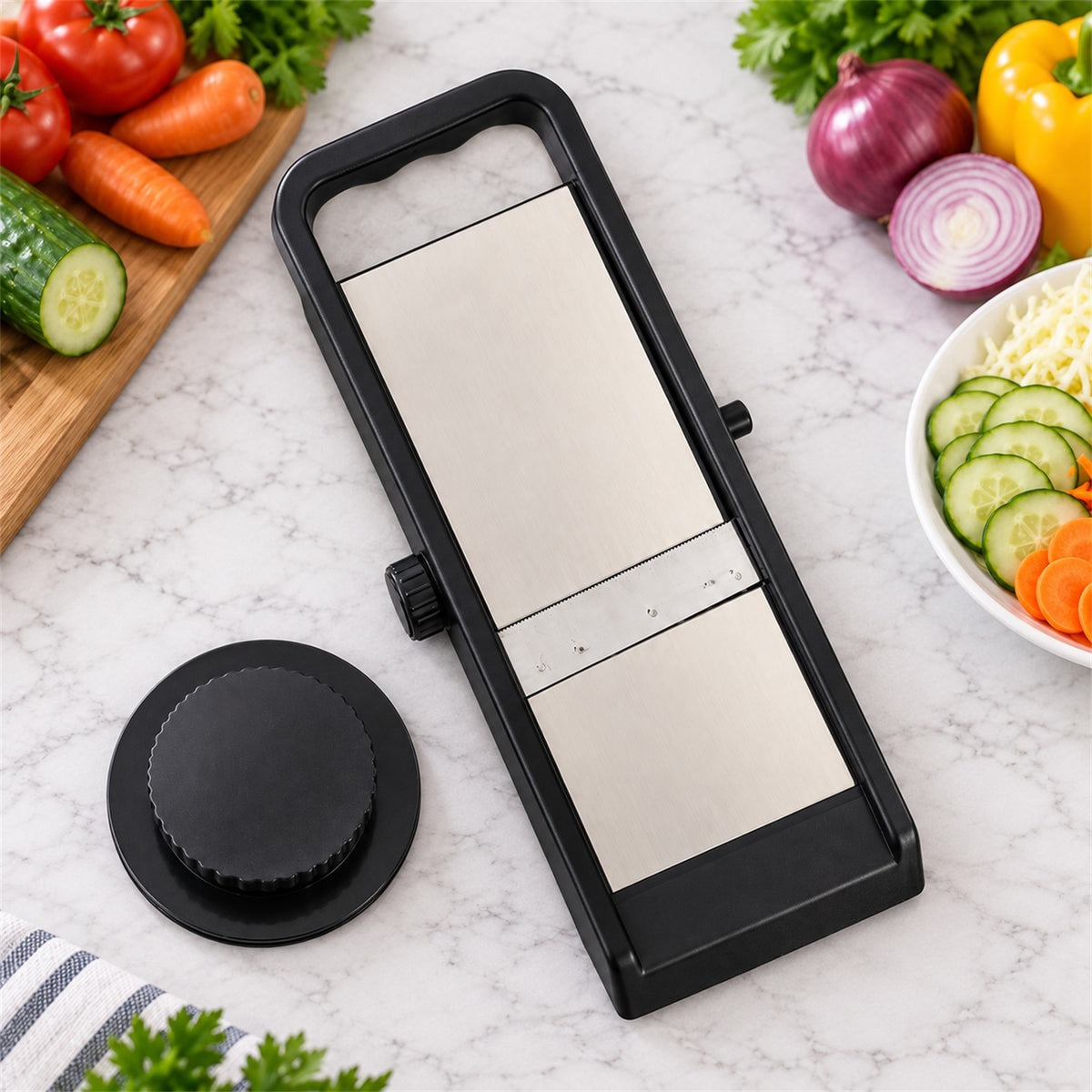 Adjustable Vegetable Slicer – Sharp Stainless Steel Blade for Precise Cuts