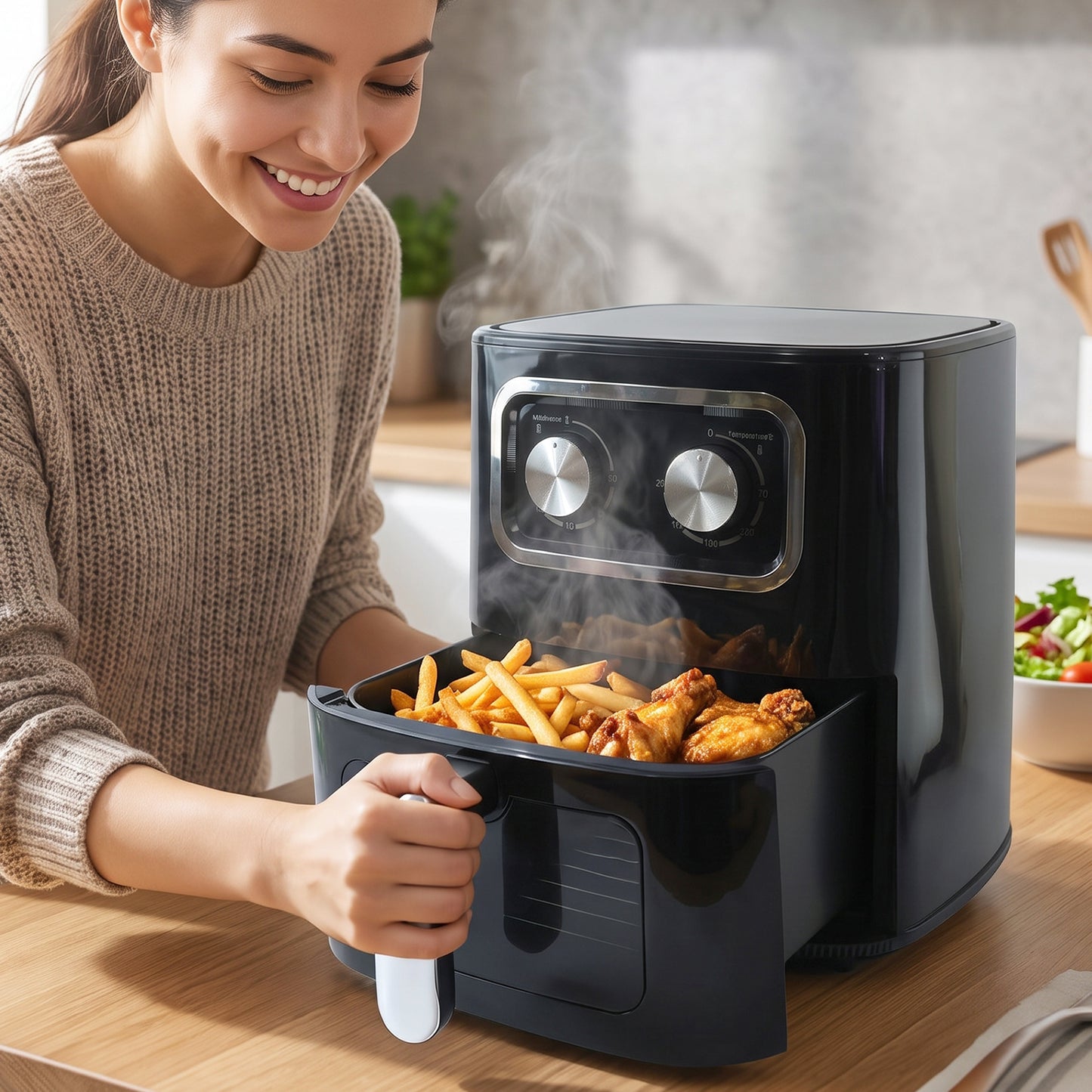 Sutai Air Fryer Oven 15 Litre 2400W Large Capacity Oil Free for Family (1 Pc) view 7