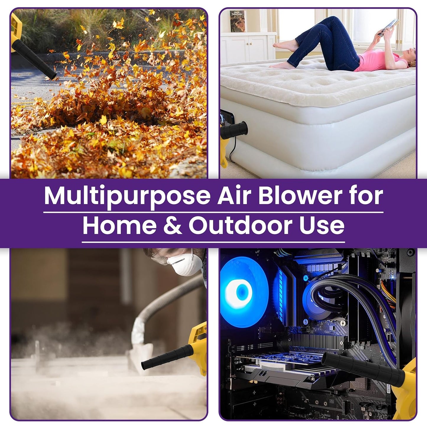 Amber High Power Electric Dust Cleaning Air Blower (1 Pc, 550W)