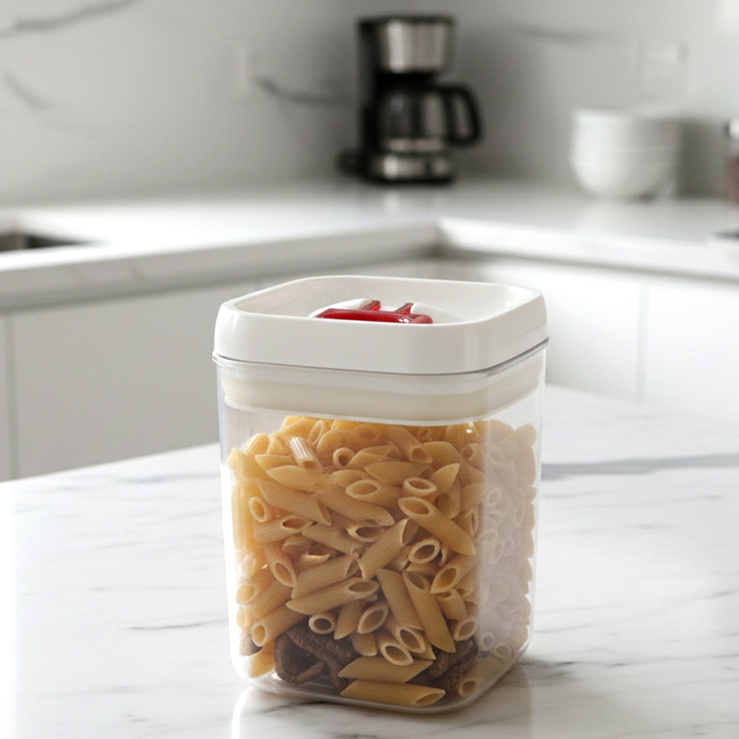 Airtight Lock & Seal Transparent Kitchen Storage Container (1100 ML)