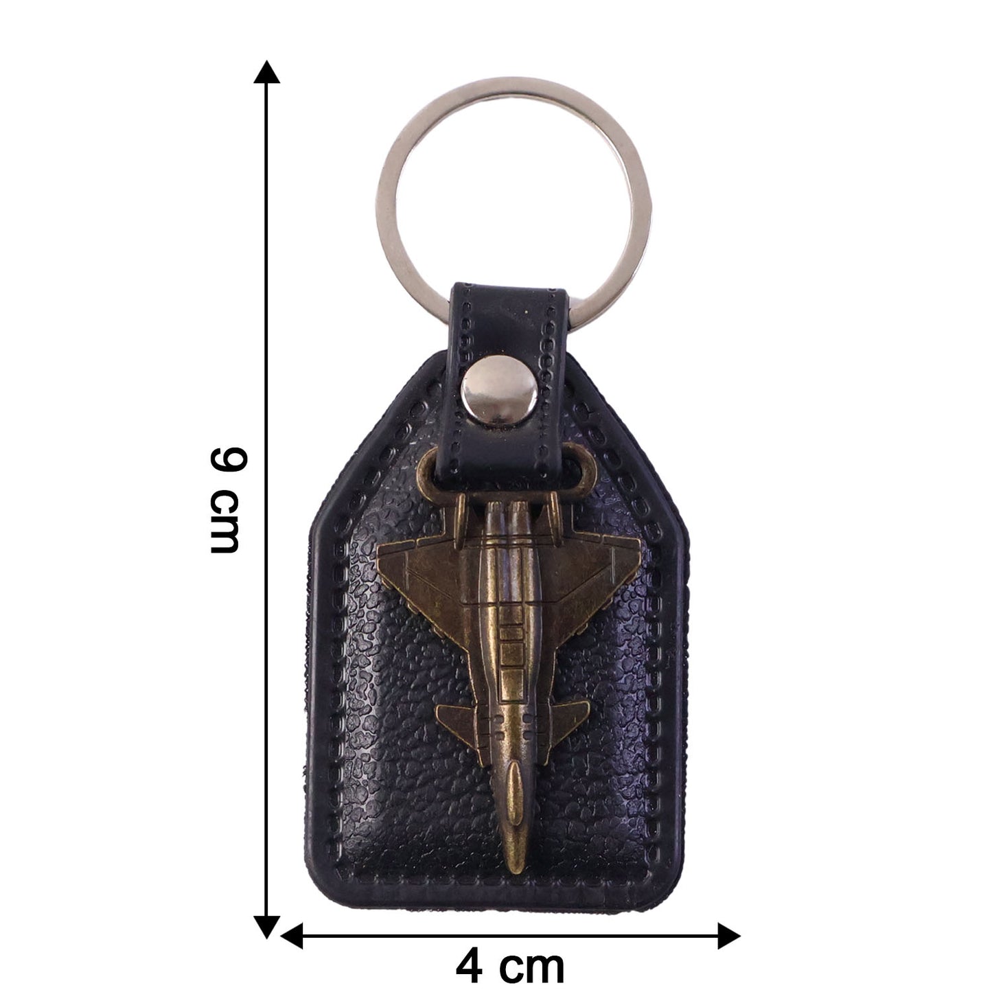 Premium Aircraft Design Leather Finish Keychain (1 Pc)