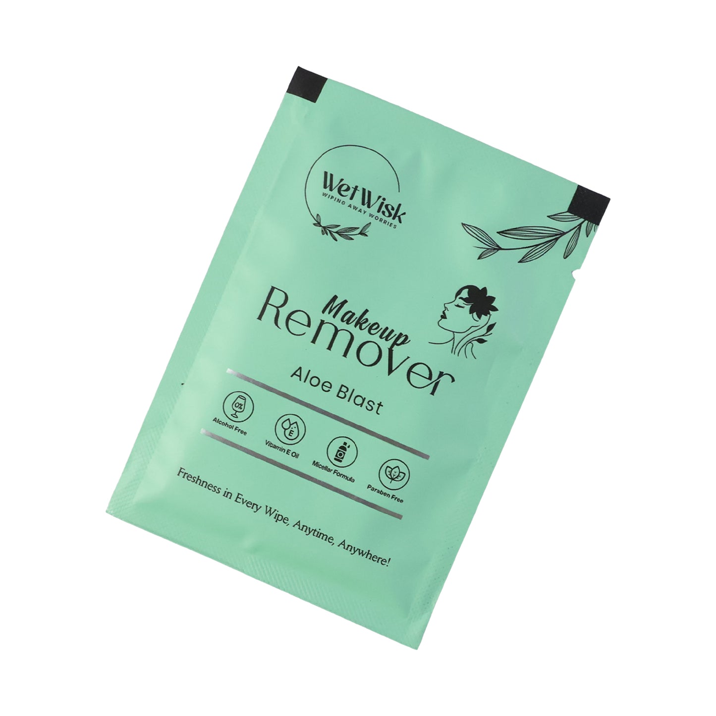Gentle makeup wipe skincare
