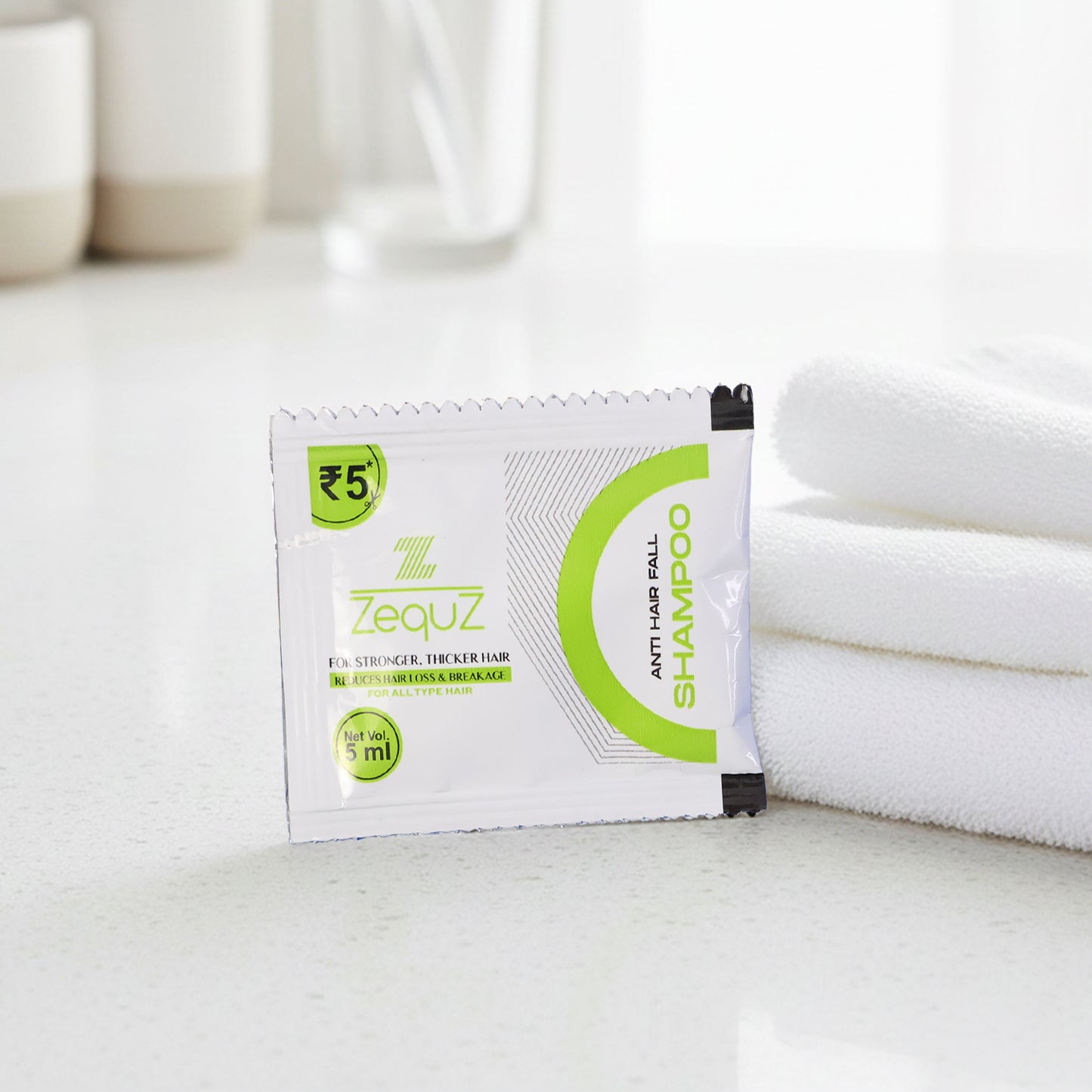 Zequz Anti-Hair Fall Strengthening Shampoo Sachet (5 ML / 1 Pc)