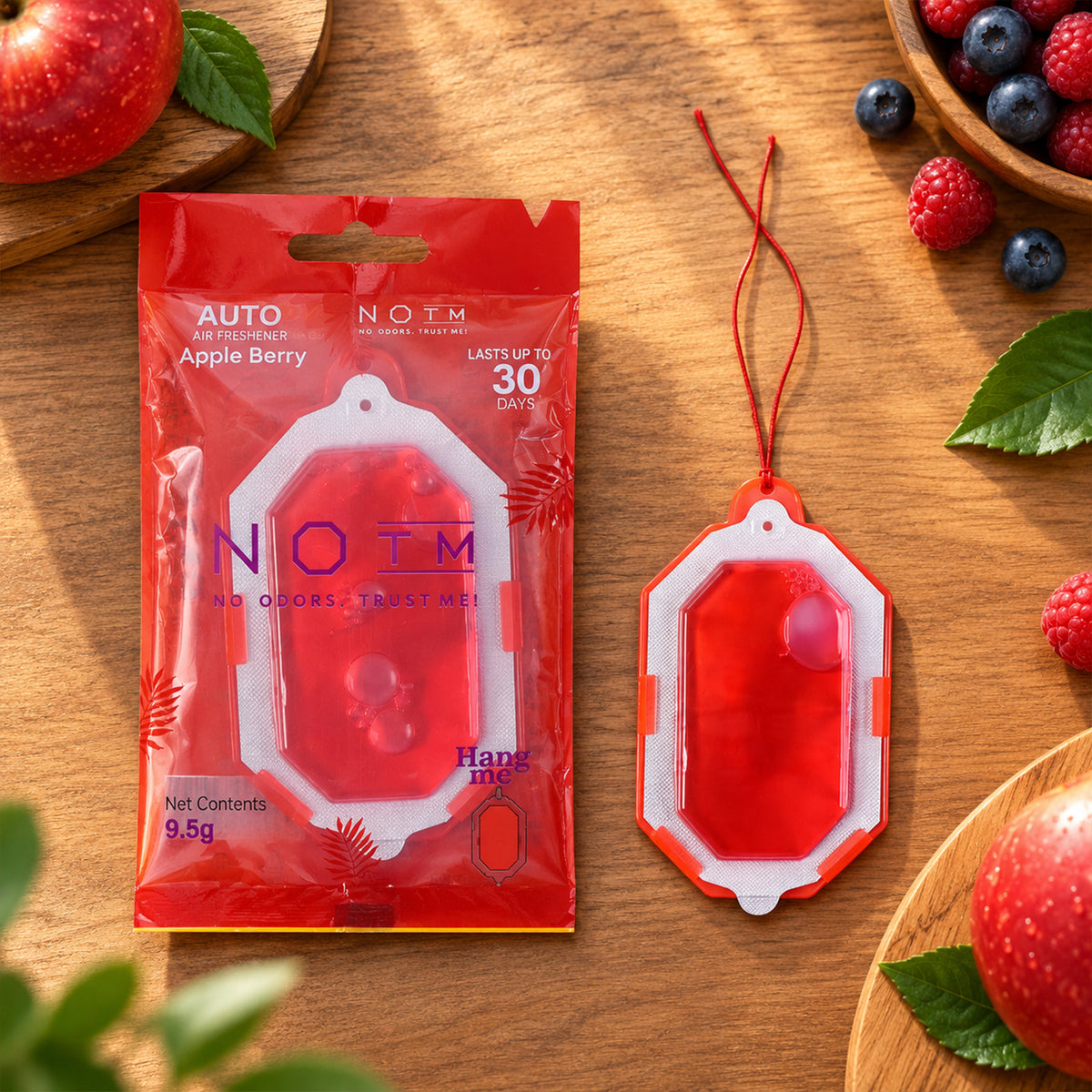 Overview of hanging bathroom air freshener.