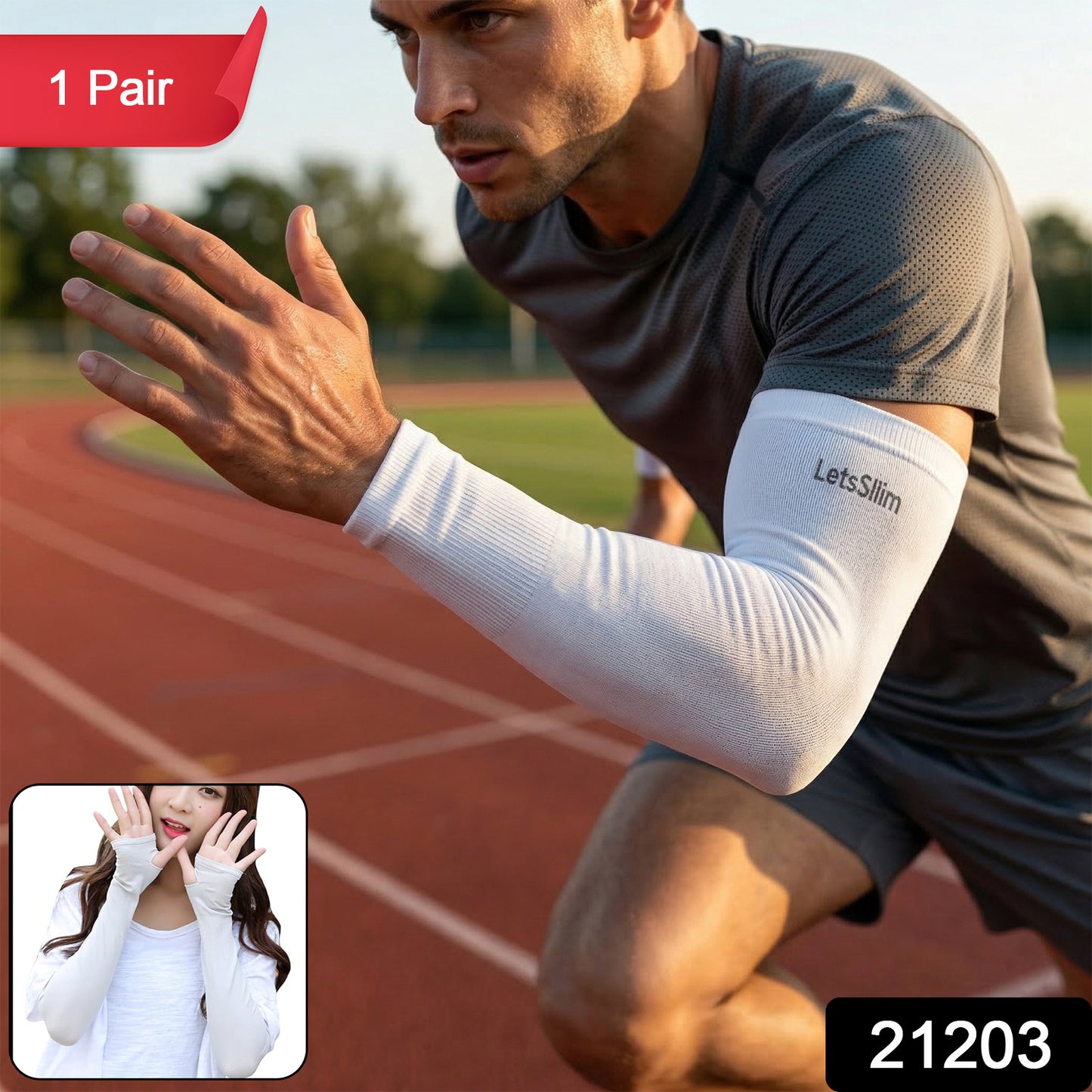 stretchable compression arm sleeves