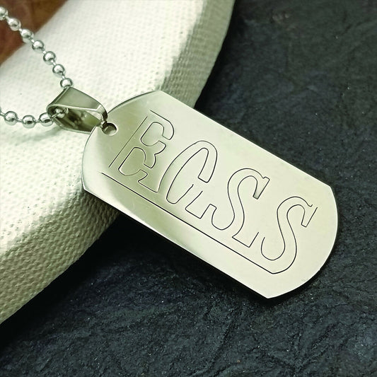 Boss Chain Pendant For Men