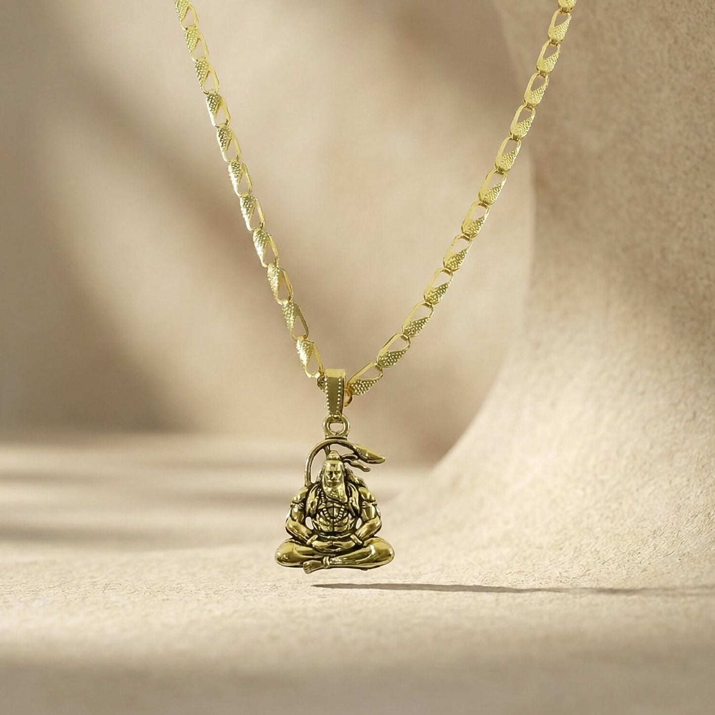 Hanumanji Pendant with Chain – Divine Blessings Necklace