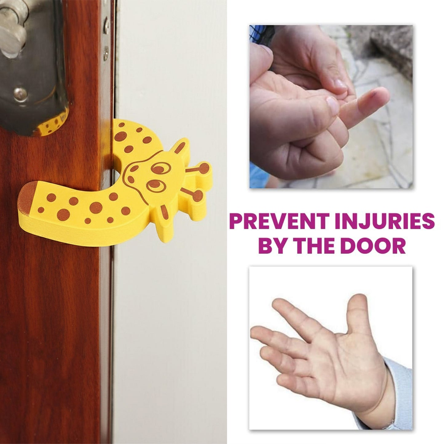 1 Pc Mix Door Stopper used in all kinds of household and official places specially, for controlling motion of doors.