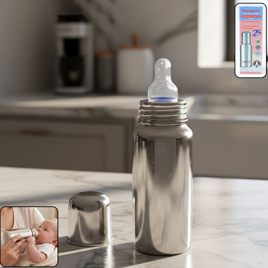 250ml stainless steel baby feeding bottle