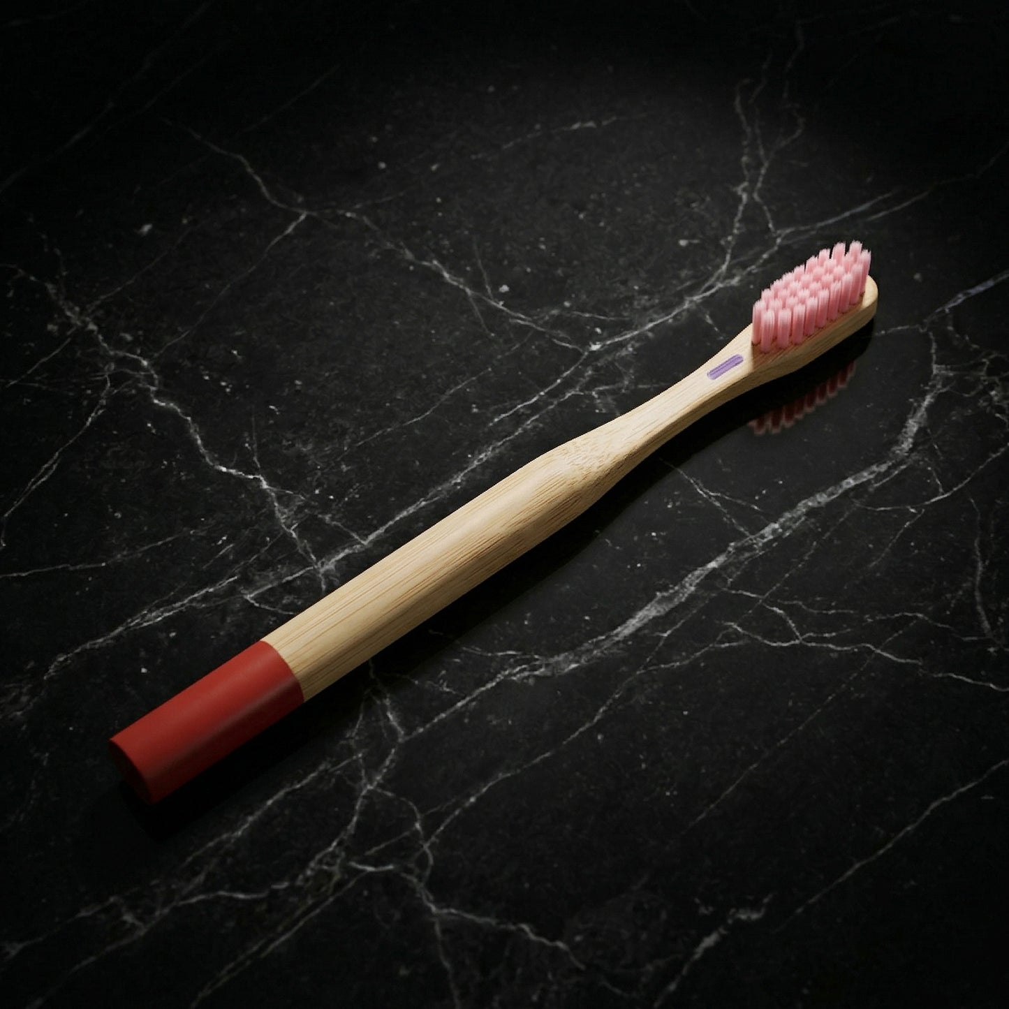 Wooden bamboo handle toothbrush display