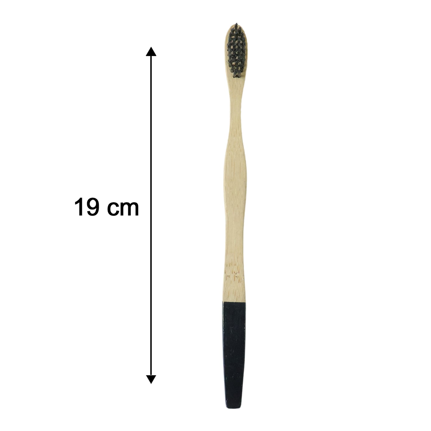 Size comparison for bamboo toothbrush