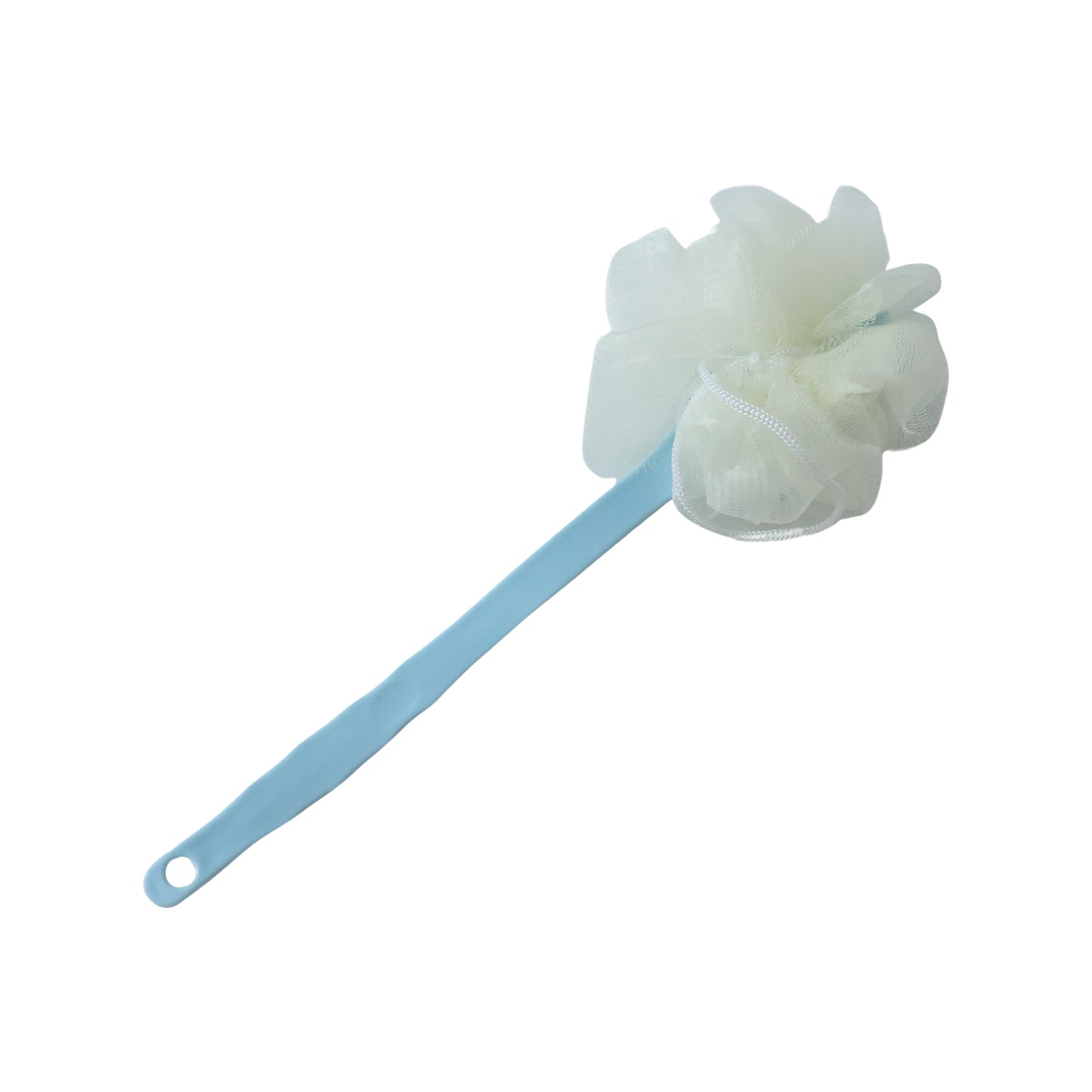 Exfoliating shower brush bristles