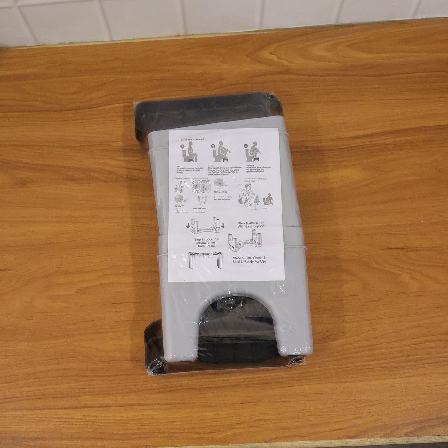 Toilet Potty Stool In Use