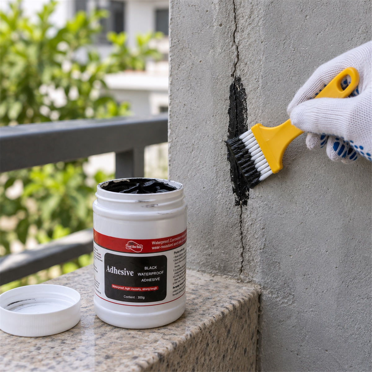 Black Waterproof Adhesive Paste – Heavy Duty 300 Gm Leak Sealant