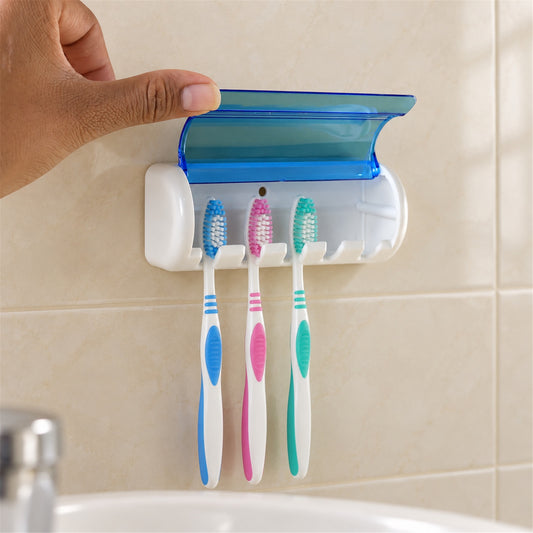 Wall Mounted Toothbrush Holder – Hygienic & Space-Saving Design