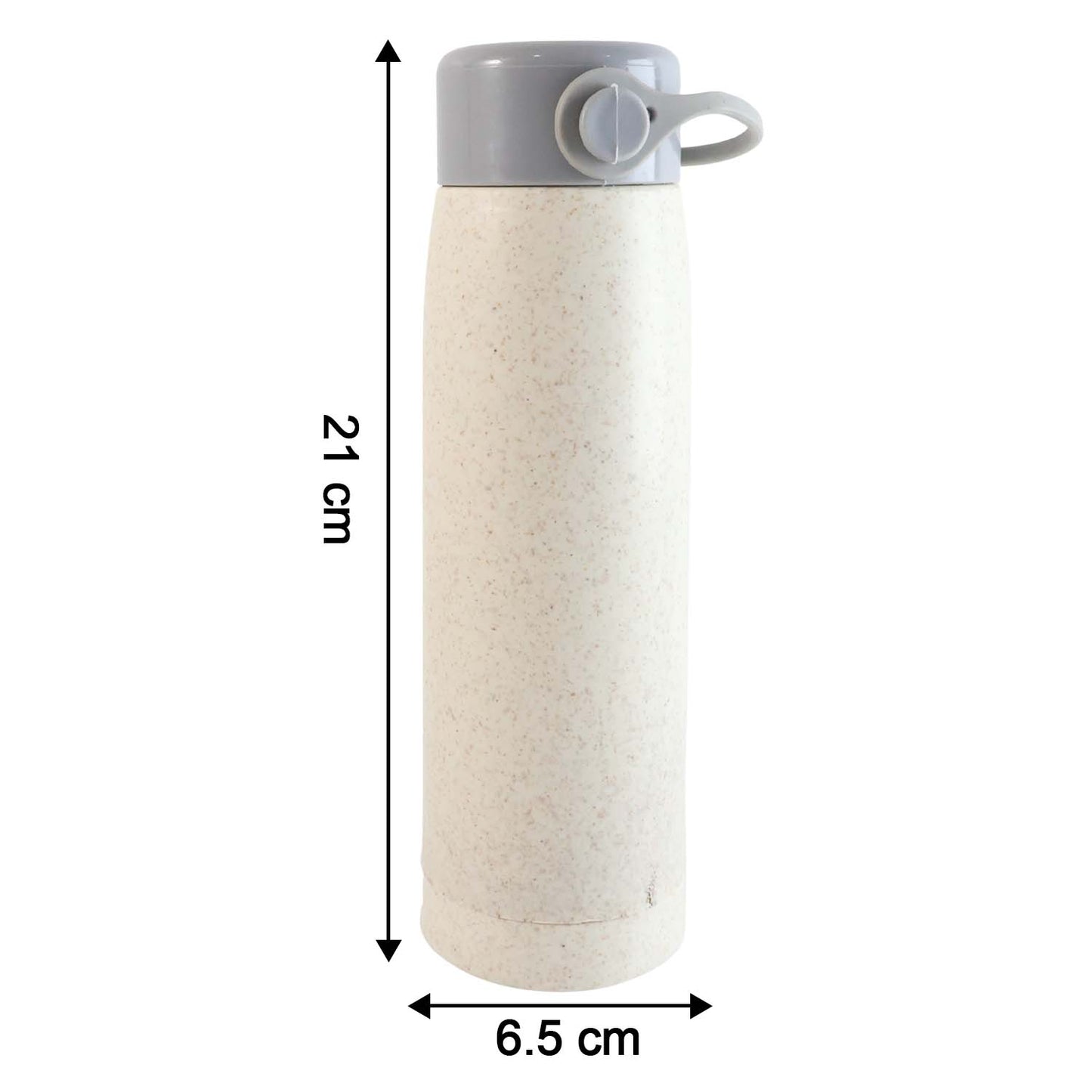 Creative Wheat Glass Water Bottle with Phone Holder (380ml, 80 Pc MOQ)