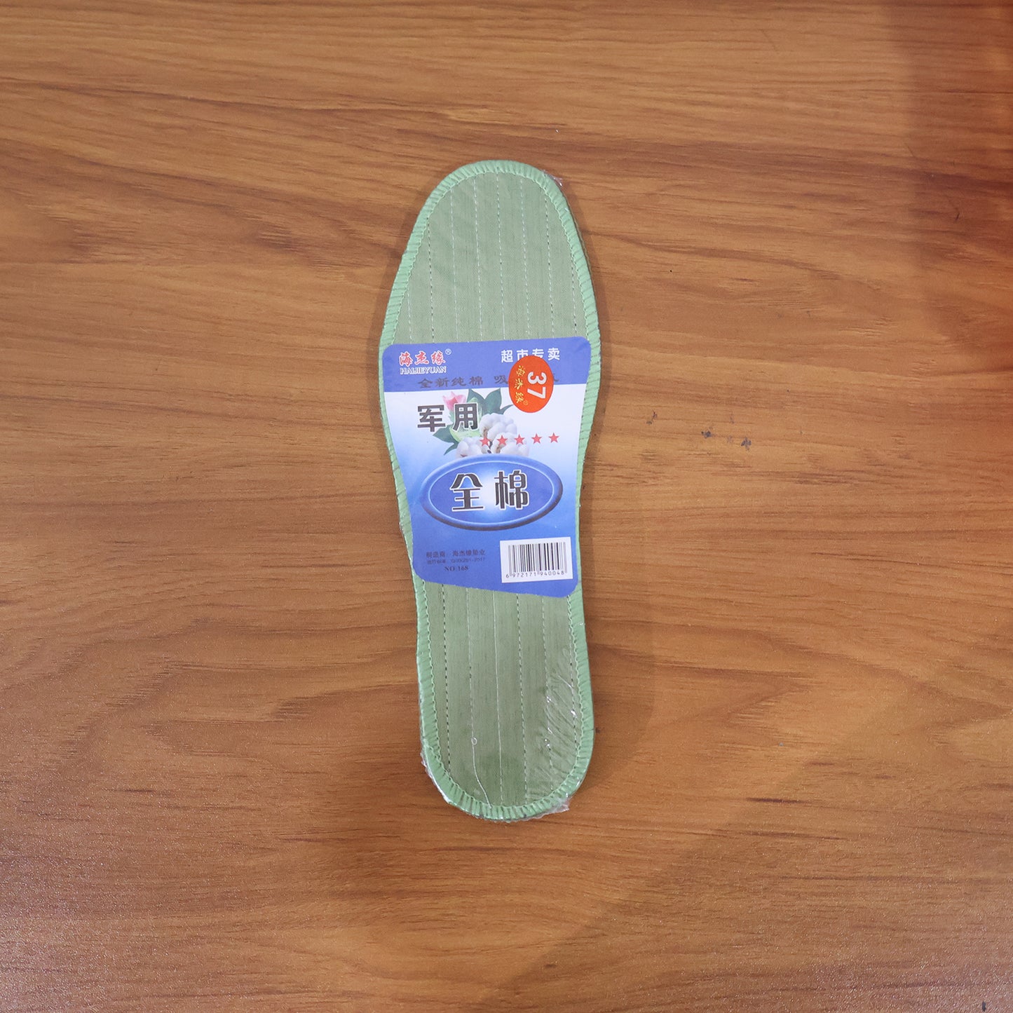 Premium Comfort Shoe Insoles for Daily Foot Support Size 37 (1 Pair / Mix Design)