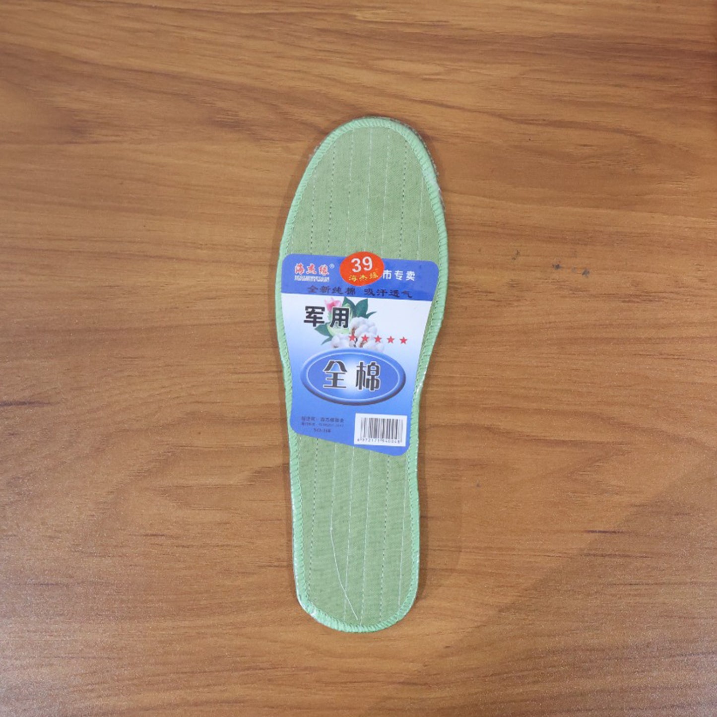 Premium Comfort Shoe Insoles for Daily Foot Support Size 39 (1 Pair / Mix Design)