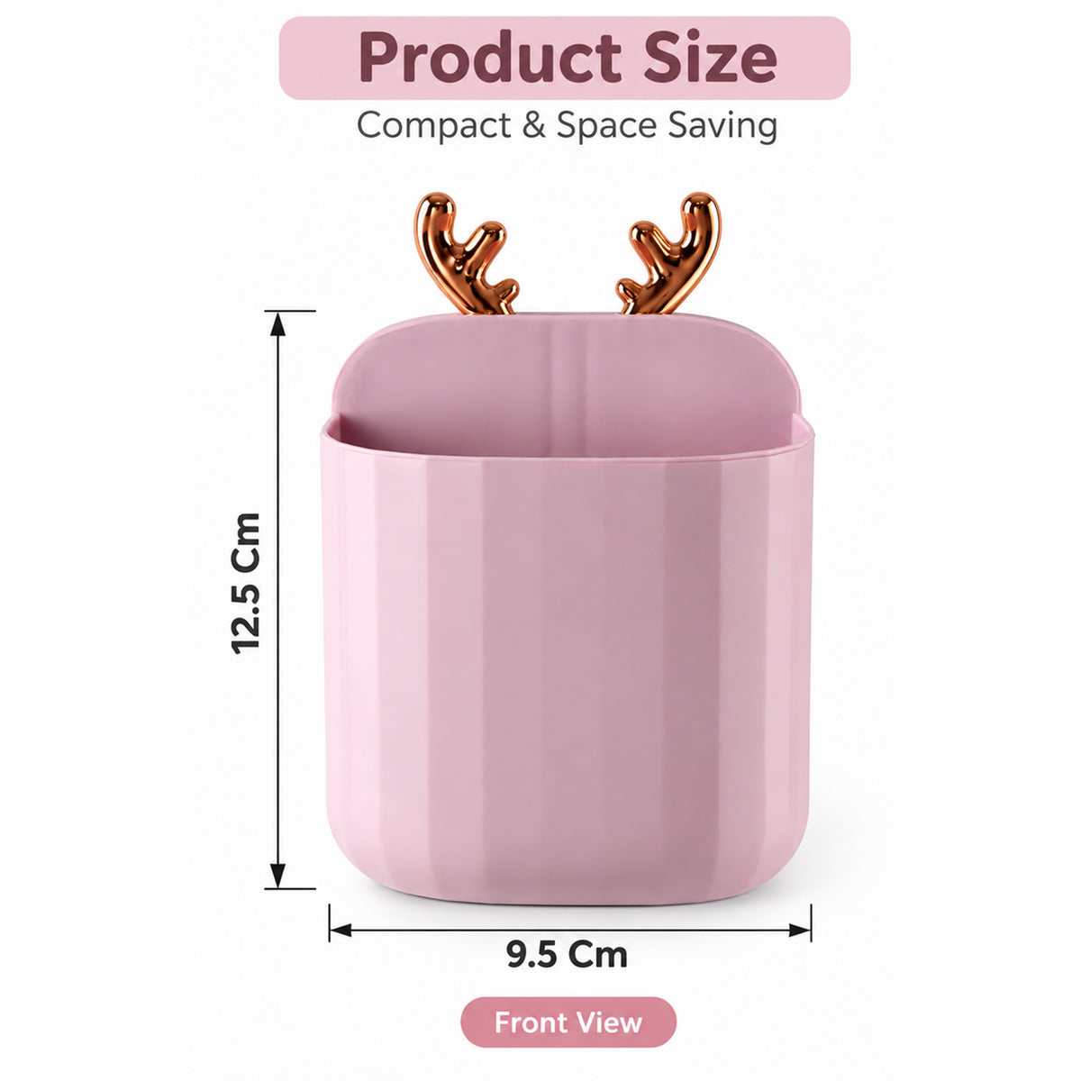 Apex Wall Mounted Phone Holder with Antler Design, Multipurpose Stand (1 Pc)
