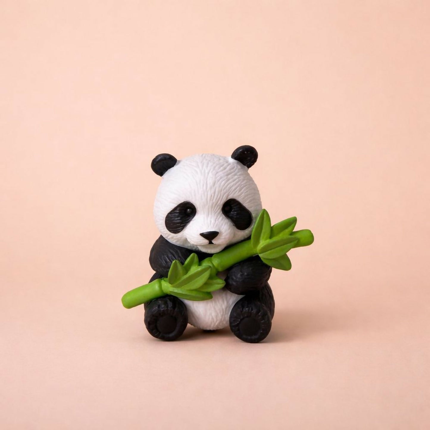 Cute Panda Bamboo Showpiece poly-resin| Mini Panda Decorative Figurine for Home