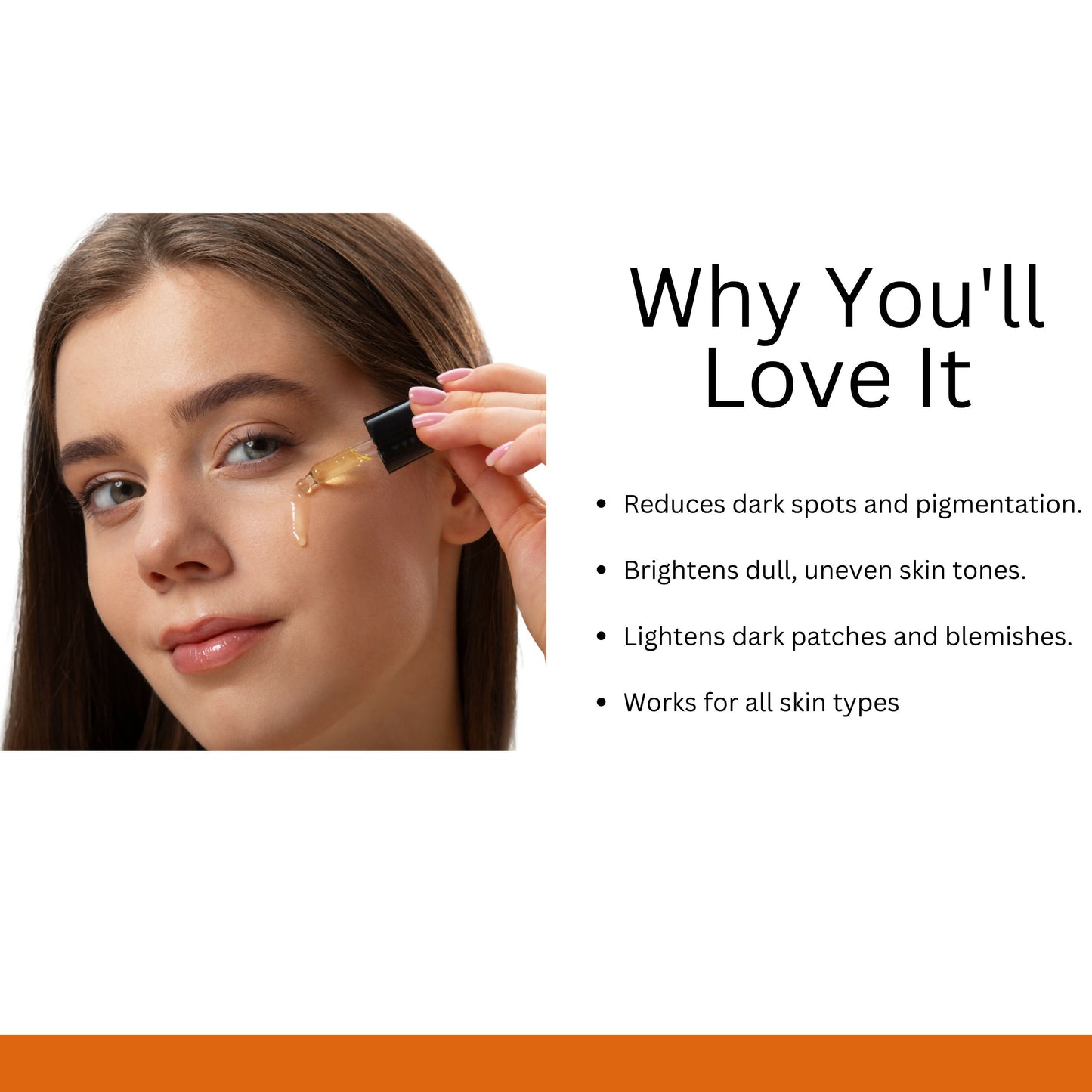 Skincare routine setup with Kojic Acid Face Serum and other products