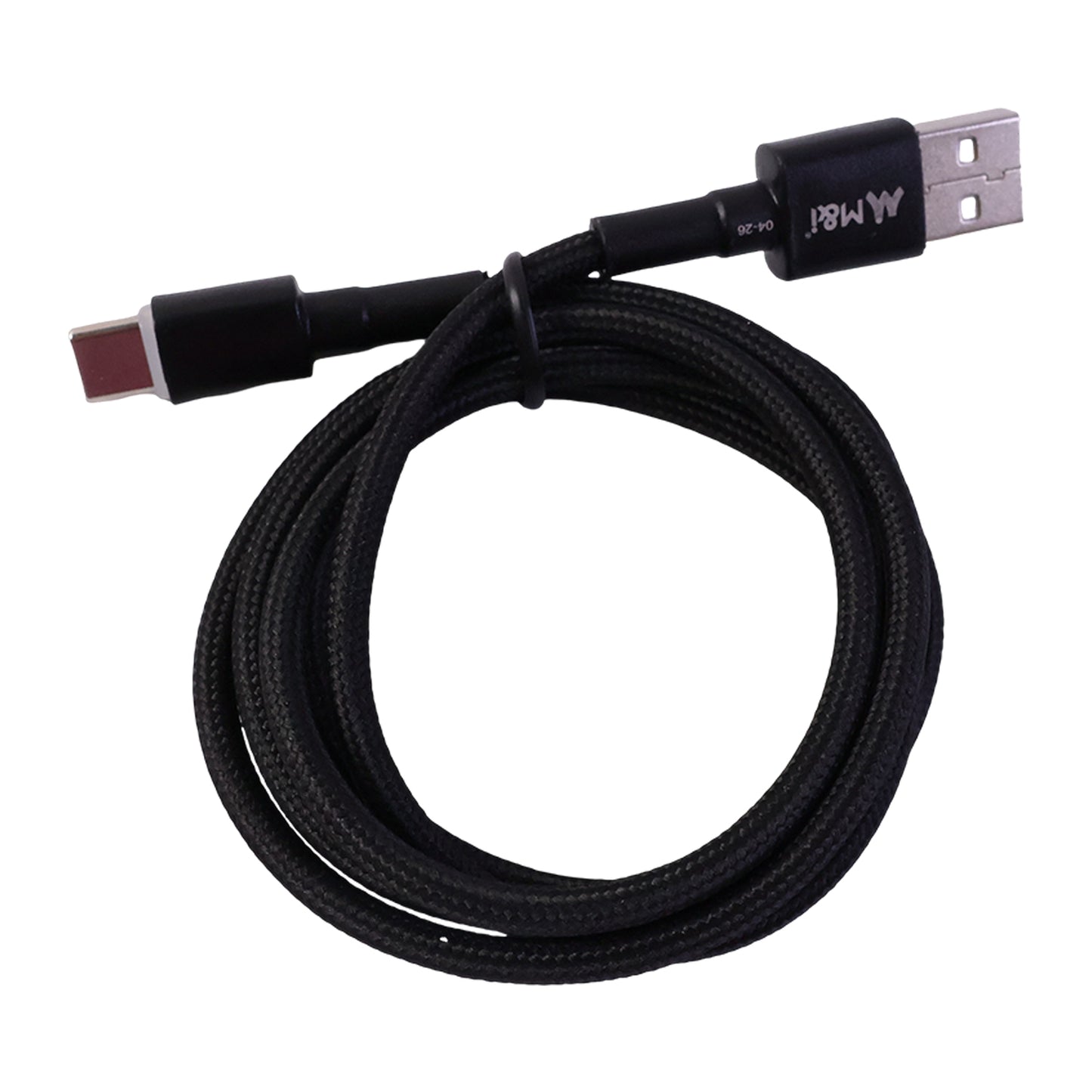 65W USB to Type-C Braided Charging Cable with Mobile Stand (1 Pc, 1 Mtr)