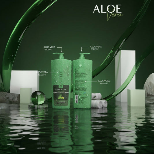 Scalette Aloe Vera Radiant Shampoo & Conditioner for Smooth, Shiny & Nourished Hair Care