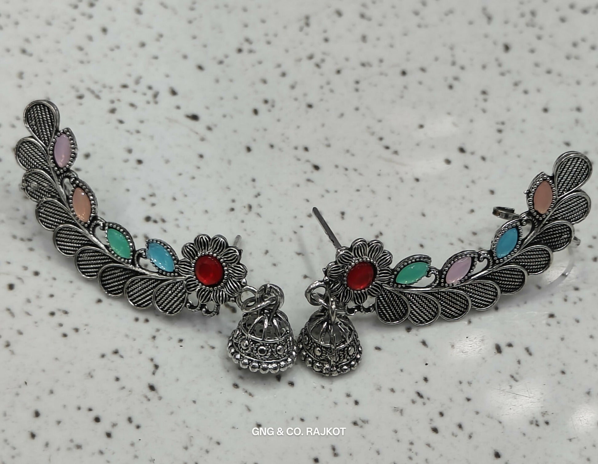 Silver Jhumka Earings