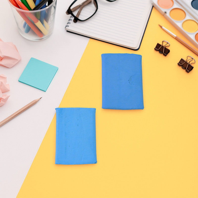 Camlin Modelling Clay – 150 gm Blue Color Soft and Reusable Clay for Creative Crafting