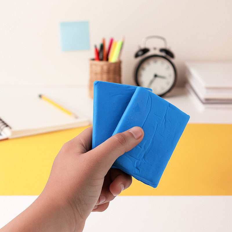 Camlin Modelling Clay – 150 gm Blue Color Soft and Reusable Clay for Creative Crafting