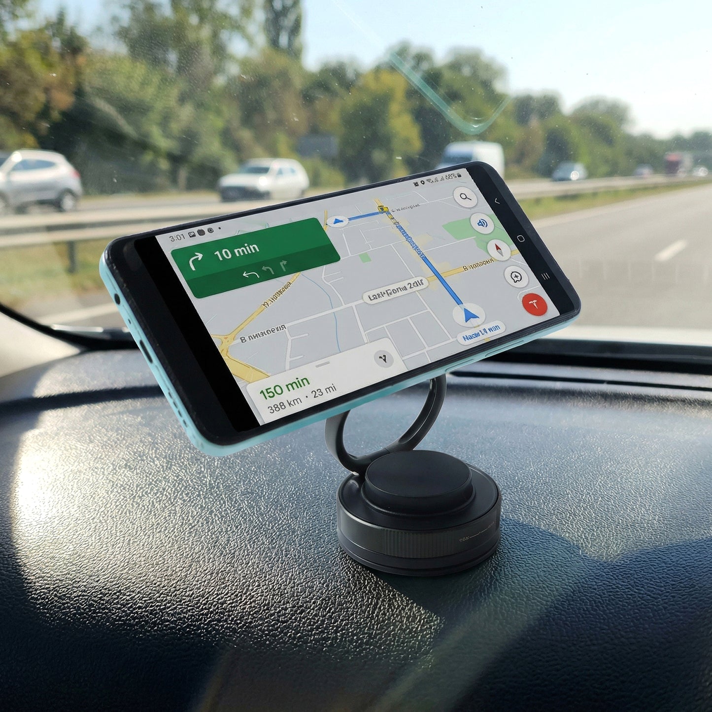 360° Rotatable Magnetic Mobile Phone Holder Stand (1 Pc)