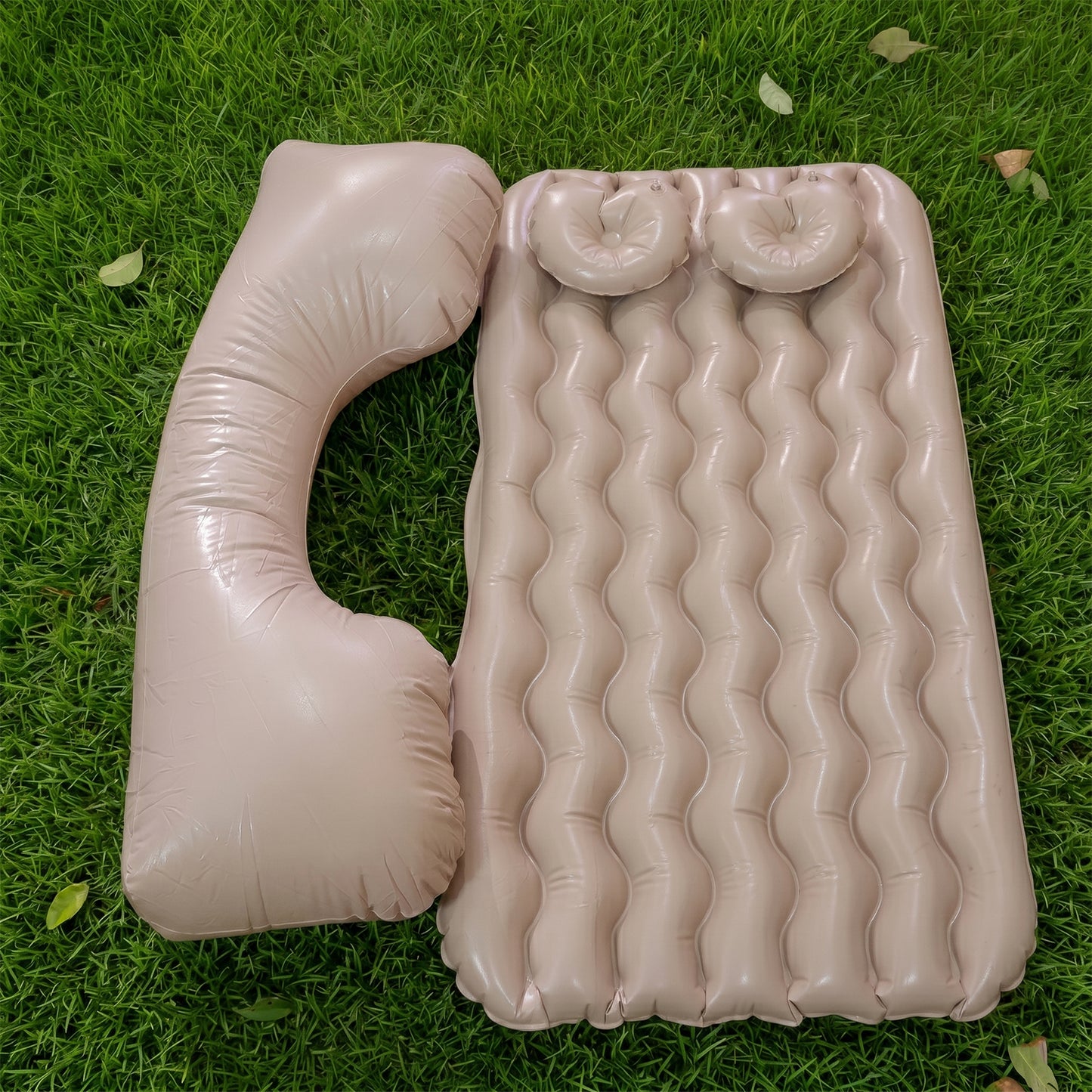 Car air mattress bed in car back seat