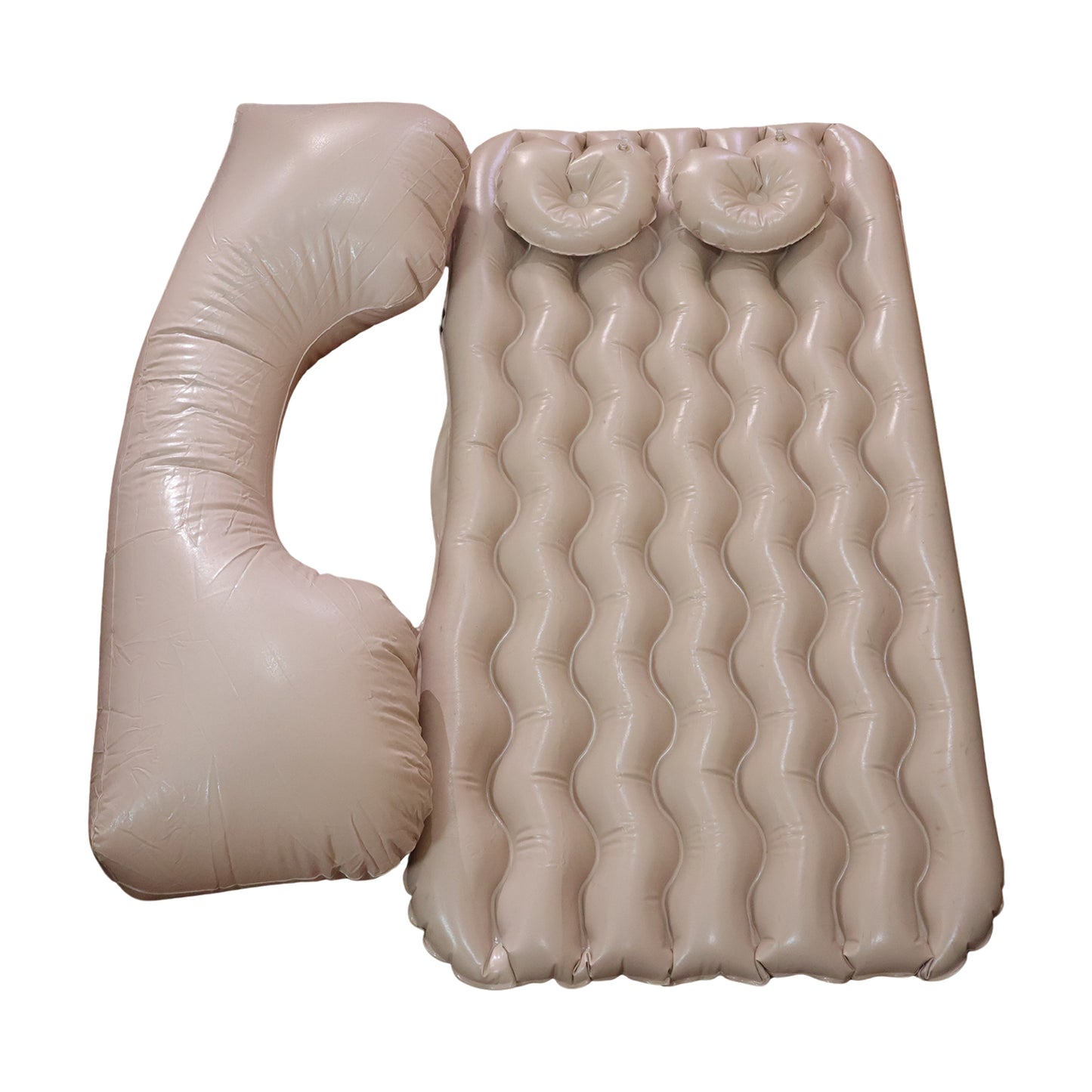 Inflatable air mattress for car back seat