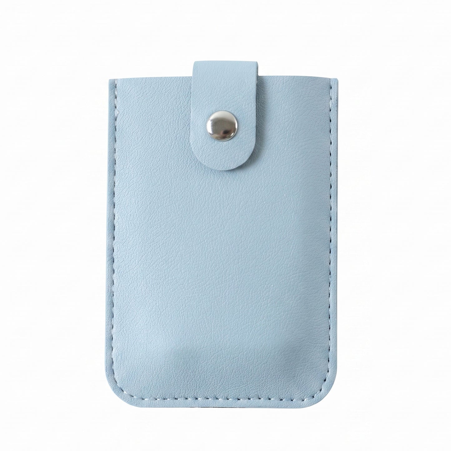 PU Leather Snap Button Pull Out Card Holder Wallet Slim Multi Card (1 Pc)