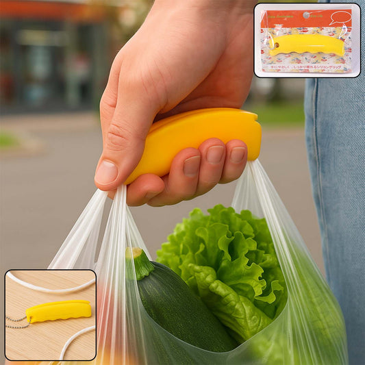 Silicone Portable Bag Device Bag Filter Hand Shopping Bag Carry Tool Key Chain (1 Pc)