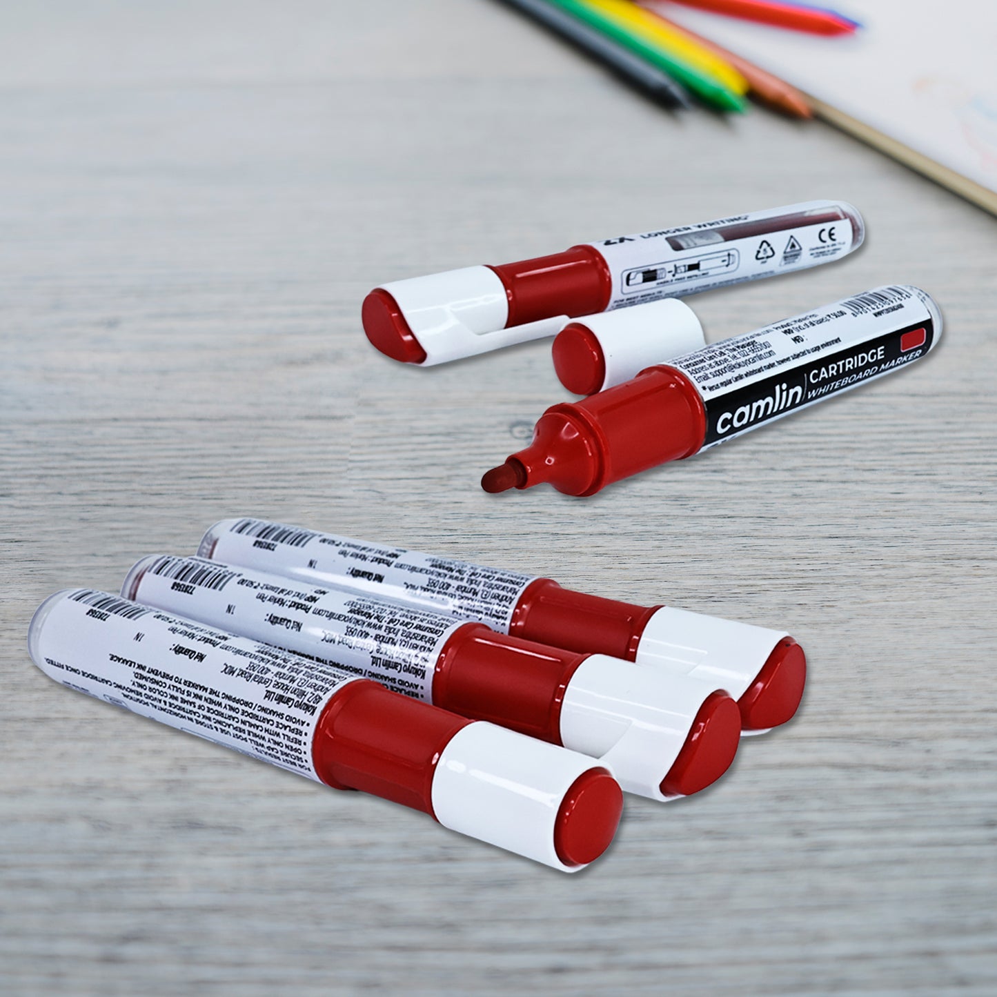 Camlin Whiteboard Marker Cartridge (Red) - 5 Pc