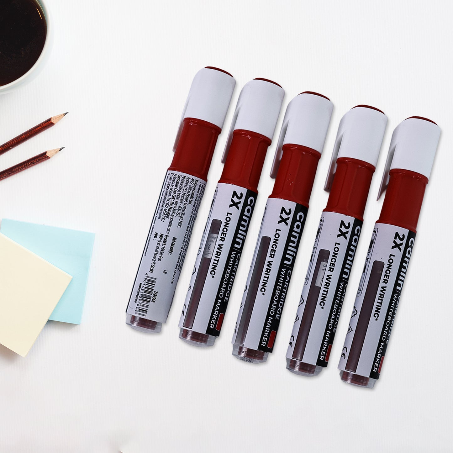 Camlin Whiteboard Marker Cartridge (Red) - 5 Pc