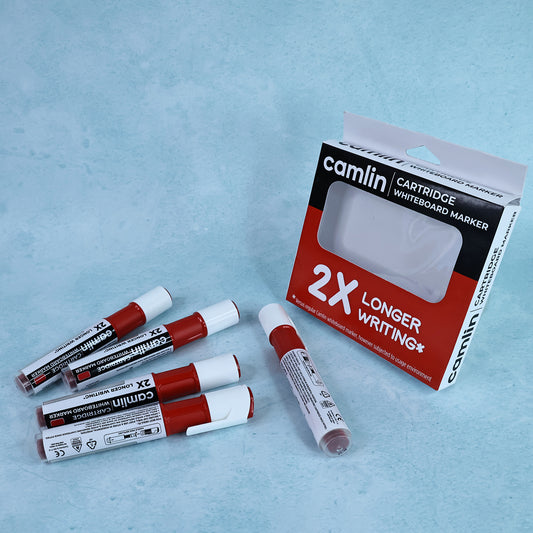 Camlin Whiteboard Marker Cartridge (Red) - 5 Pc