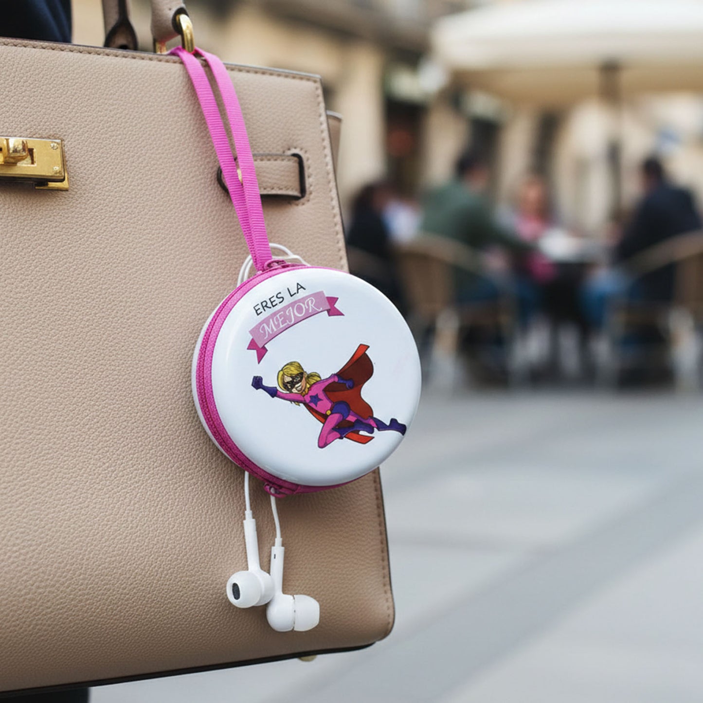 Portable earbud earphones