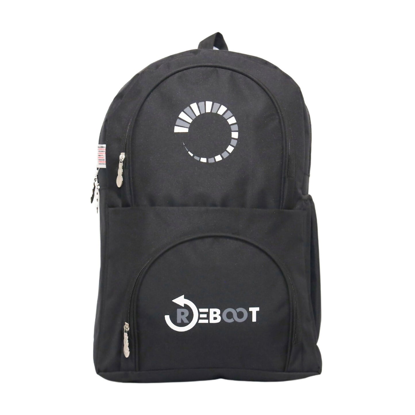 Reboot Multicolor Backpack – Durable Travel Bag with Multiple Compartments, Modern Tech Logo for Work, School & Daily Use