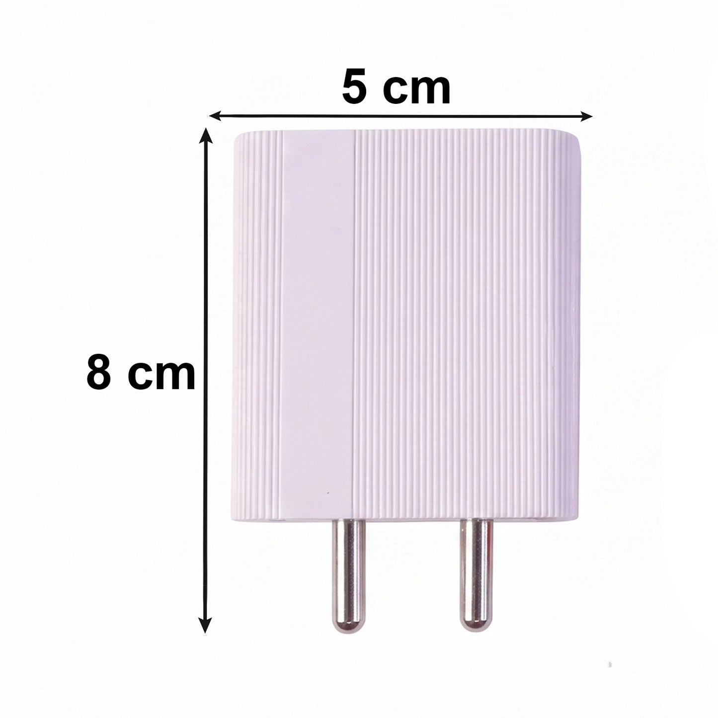 Charger plugged into Indian wall socket
