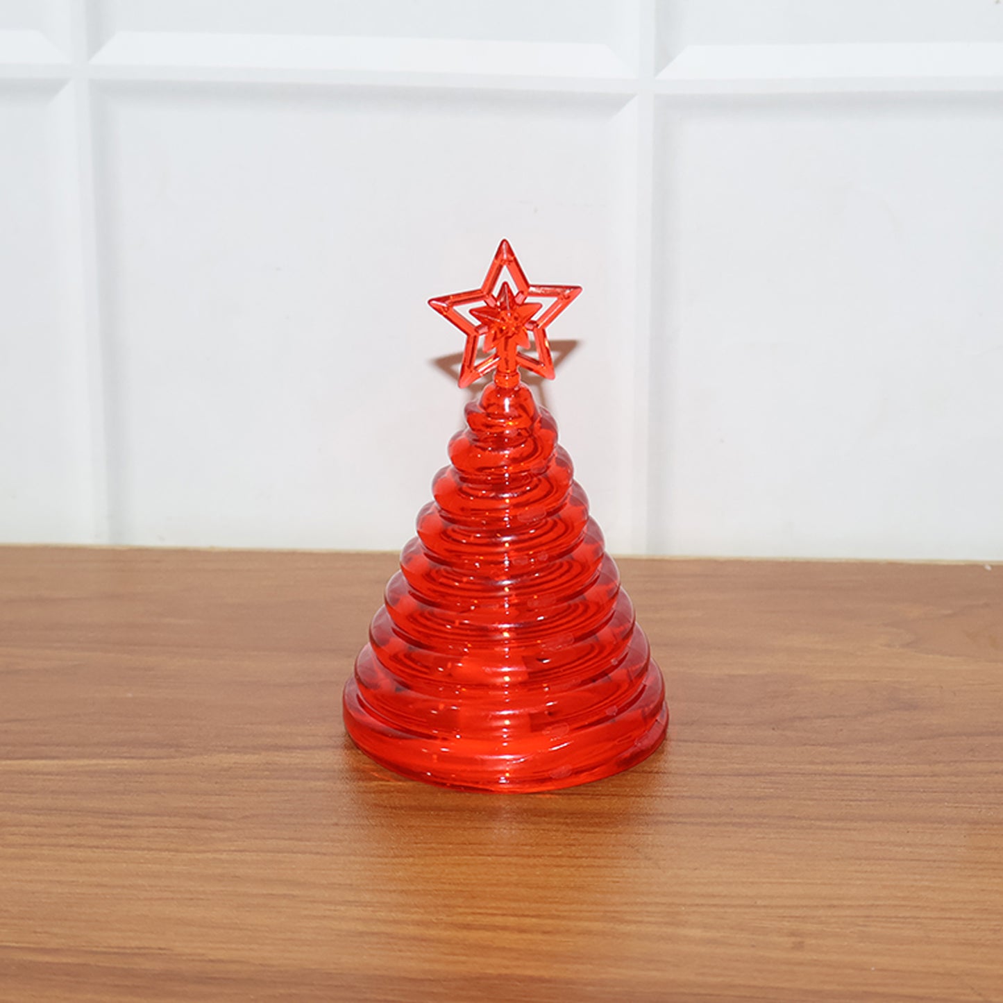 Premium LED Glowing Spiral Christmas Tree Night Lamp (1 Pc)