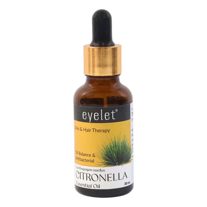 Eyelet Citronella Essential Oil (30 ML) – Natural Aromatherapy for Skin & Hair Care