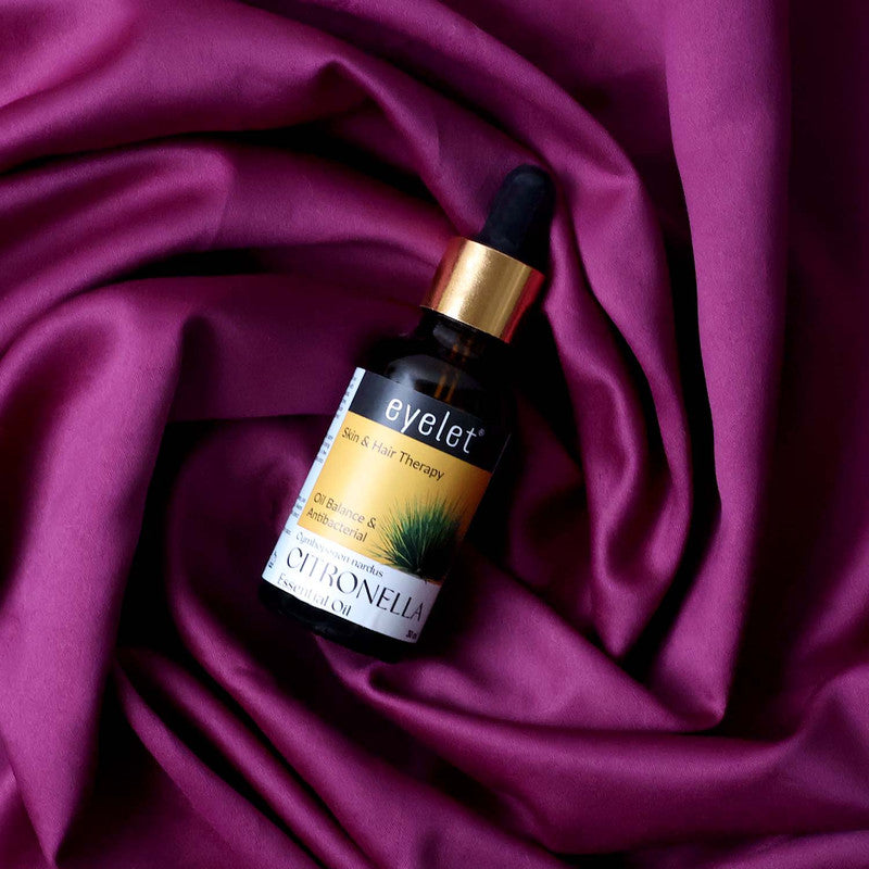 Eyelet Citronella Essential Oil (30 ML) – Natural Aromatherapy for Skin & Hair Care